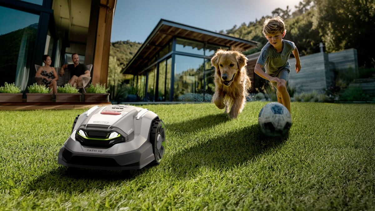Lernen Sie den AURA‑R2 kennen: EGOs ersten kabellosen Mähroboter